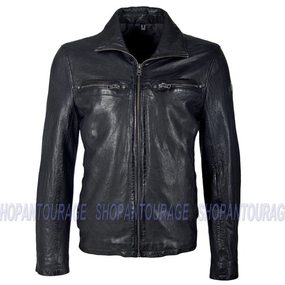Mauritius Gage 100% Genuine Leather Men`s Jacket - Picture 1 of 7